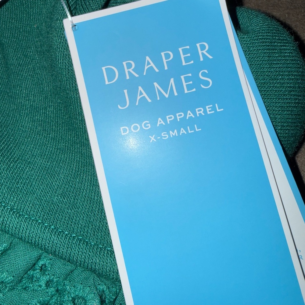 🆕 Draper James Green Dog Ruffle Sweatshirt - Picture 4 of 7